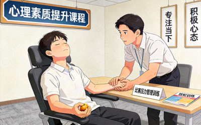 心理素质提升课程展示选手比赛压力管理训练场景